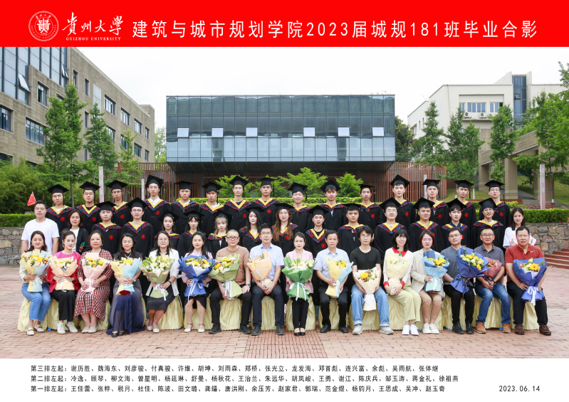 2023届城规181班毕业照
